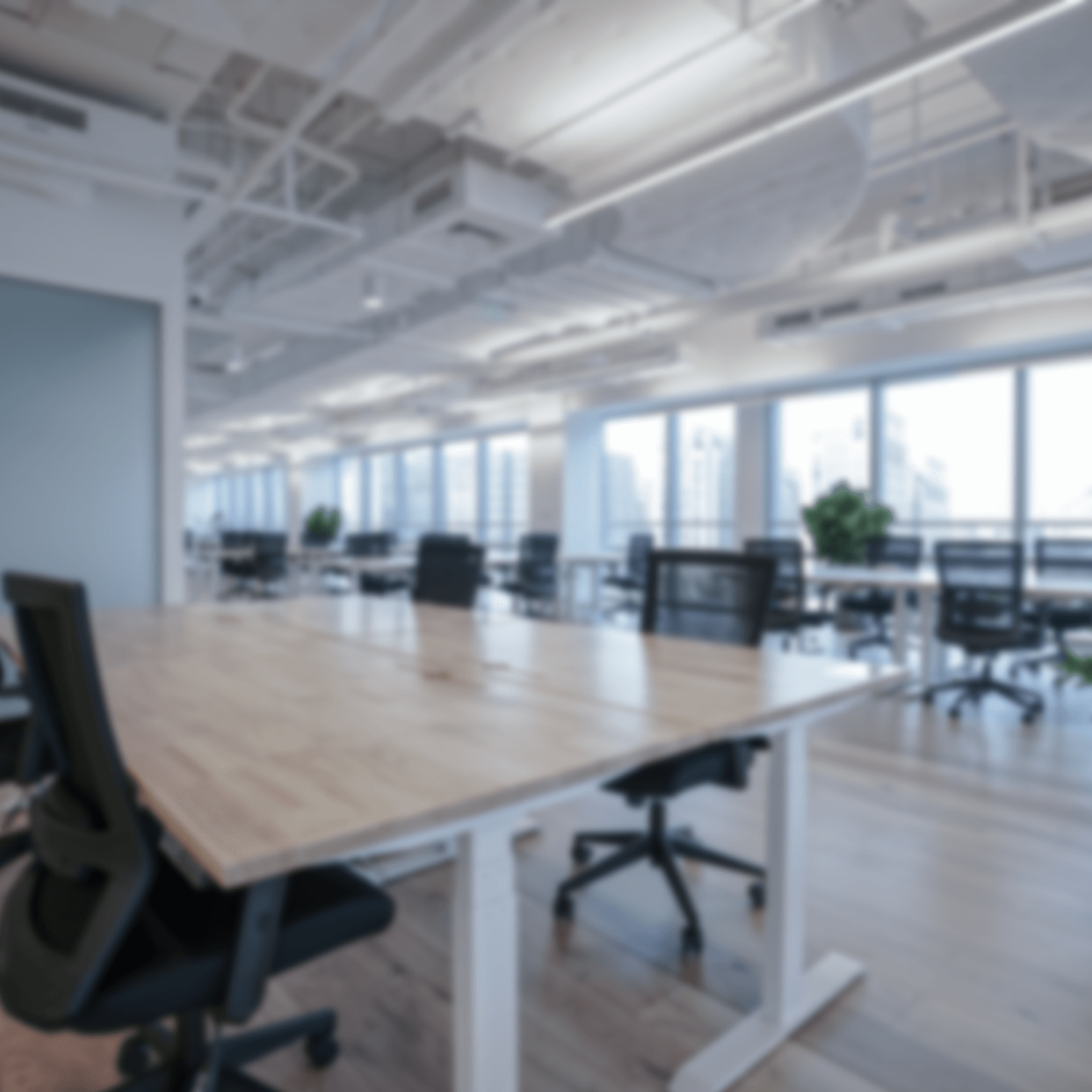 Empty, modern office interior