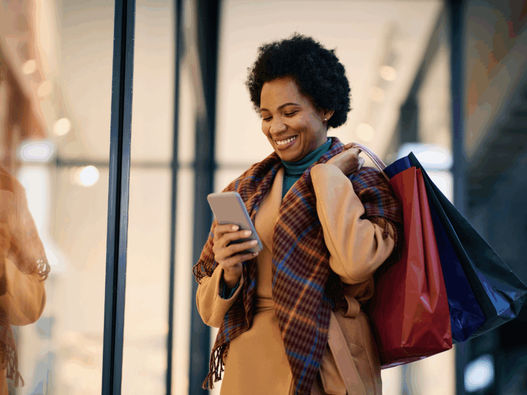 a woman considering the purchases she wants to make after reading how to use a CD for a major purchase