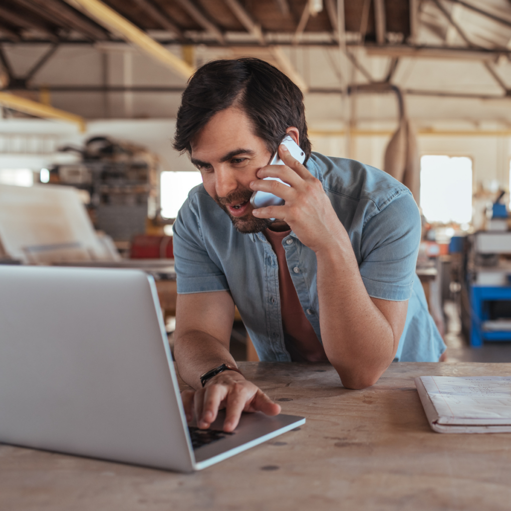a philadelphia business owner who manufacturers mechanical parts calls to open a business money market account