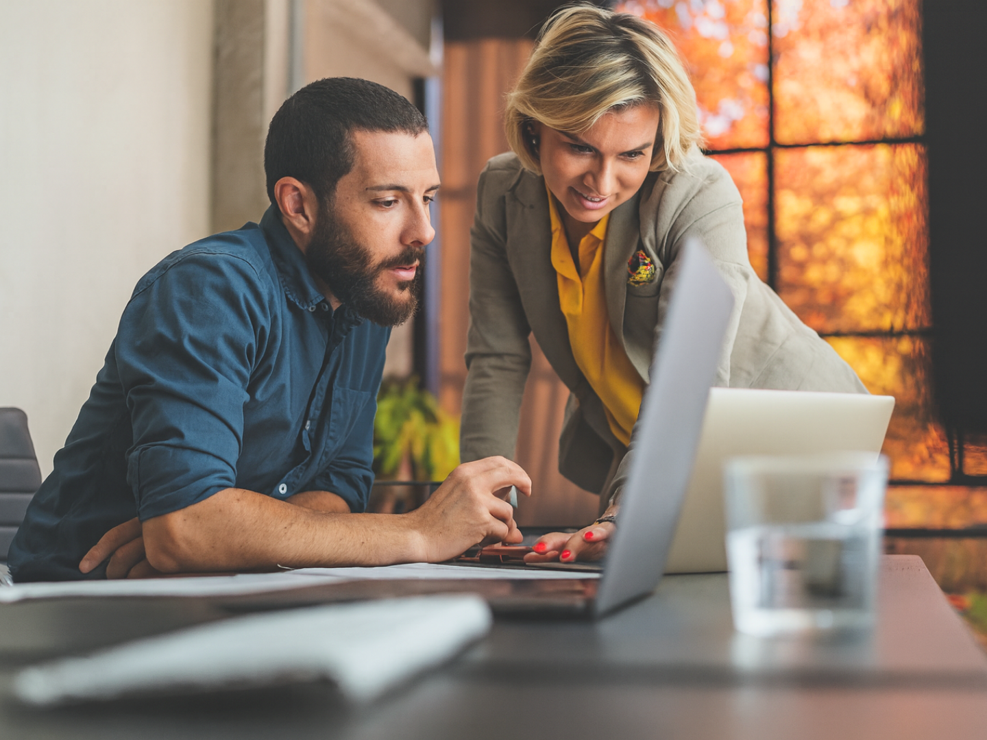 co owners of a business review their options to keep business deposits safe