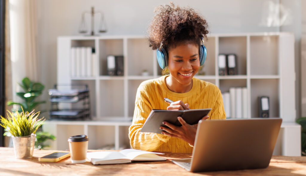 Young woman looking into certificate of deposit options